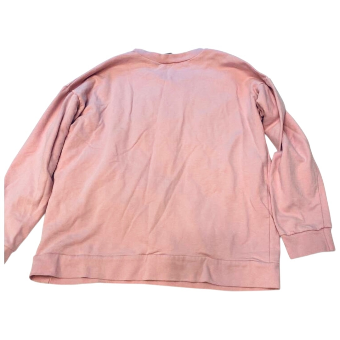 Euc Vintage Stssy $98 Dusty Rose Pink Logo Sweatshirt Size Medium Fits Small — image 3 of 4